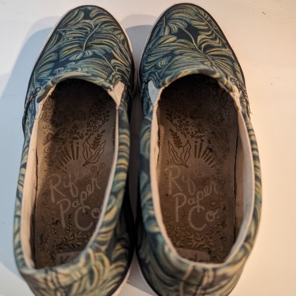 Keds x Rifle Paper Co Monstera Leaf Sneakers - Size 7.5 - Picture 4 of 5
